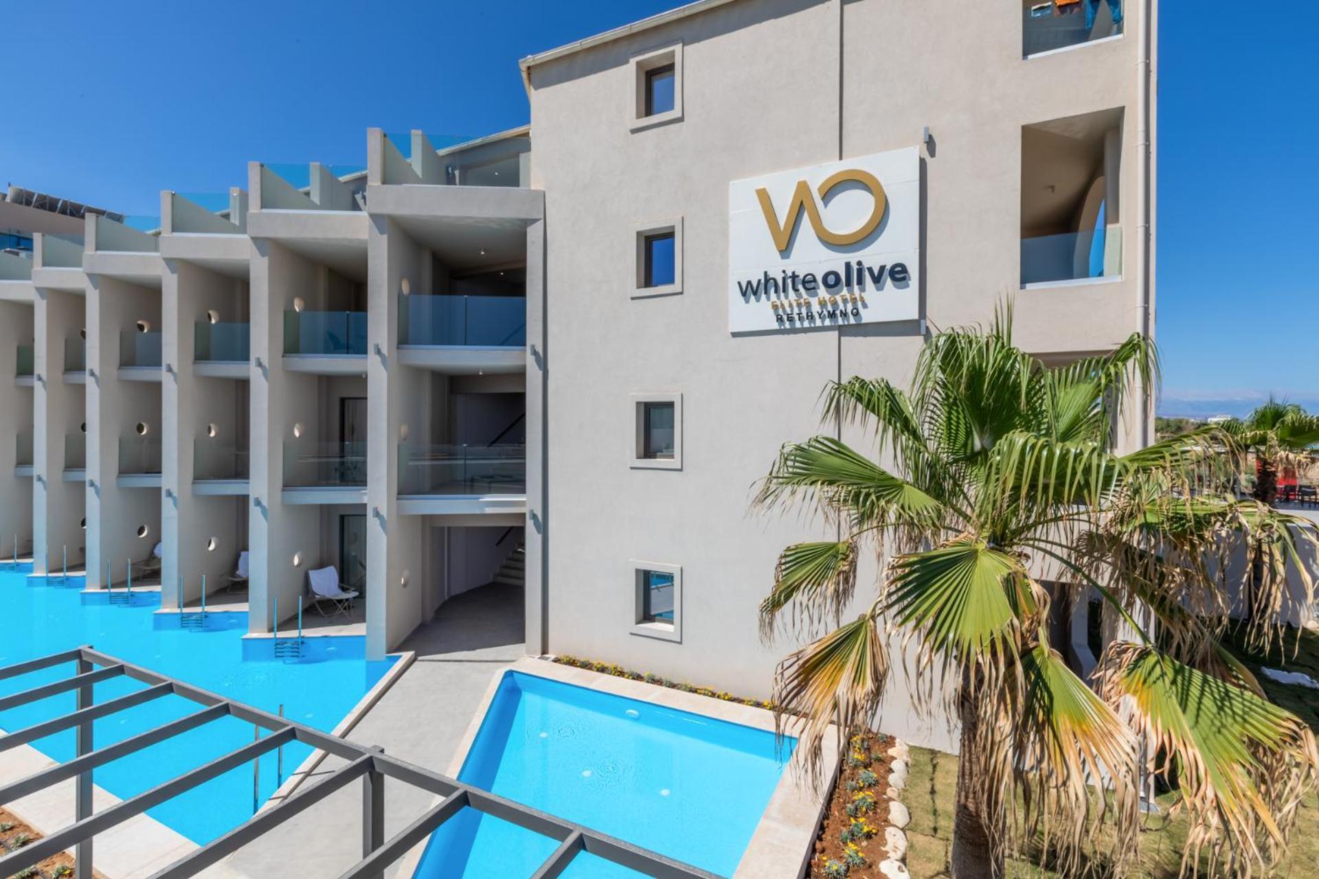 White Olive Elite Rethymno Hotel Sfakaki Bagian luar foto